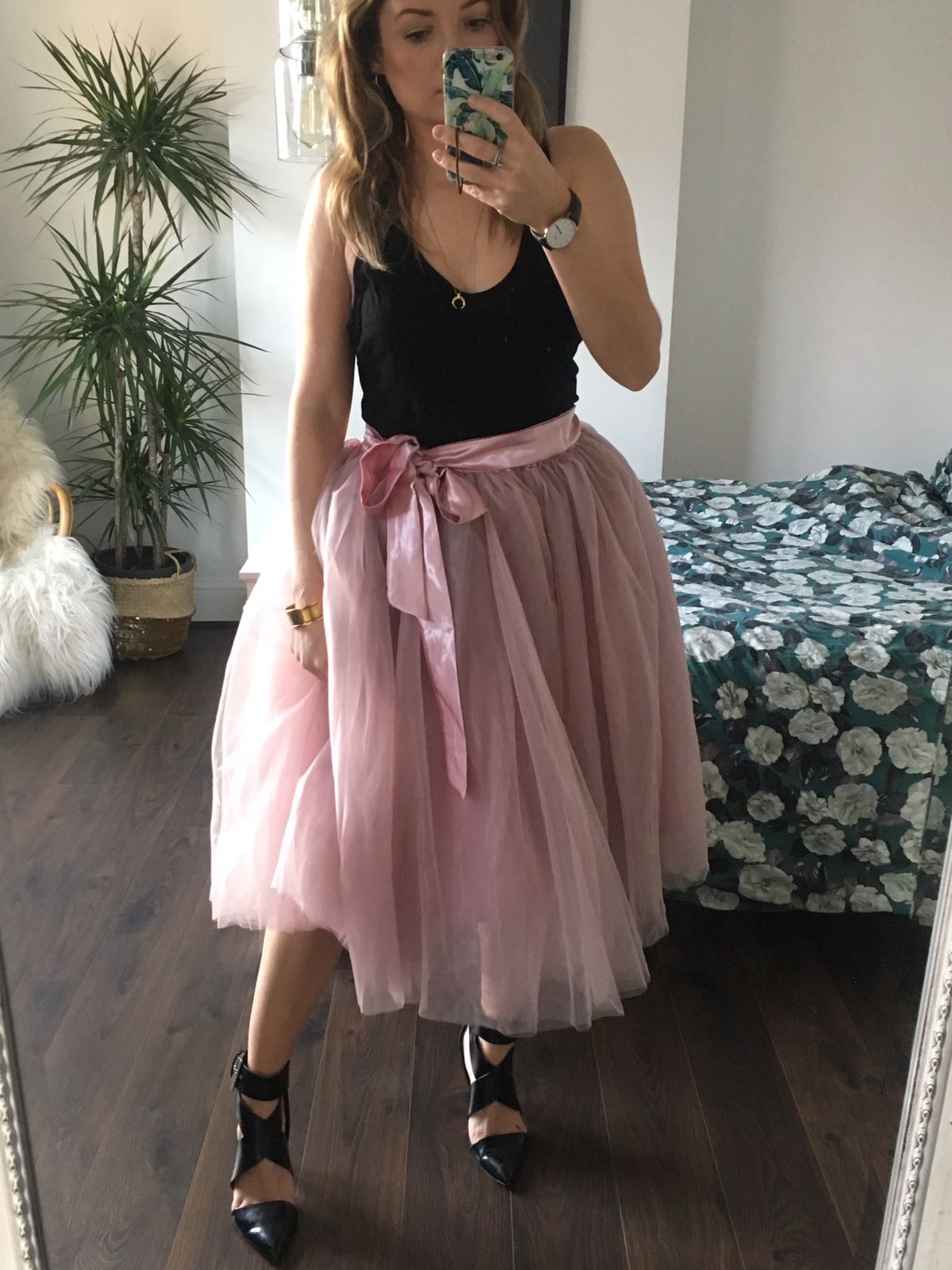 Розовая юбка туту