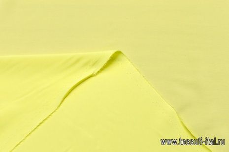 Крепдешин (о) светло-желтый - итальянские ткани Тессутидея арт. 03-5759