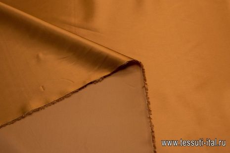 Подкладочная (о) коричнево-золотая - итальянские ткани Тессутидея арт. 07-1318