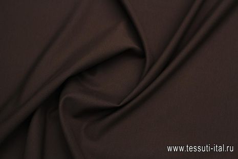 Джерси (о) темно-коричневое - итальянские ткани Тессутидея арт. 14-1738