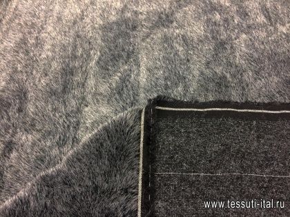 Мех искусственный (о) серый - итальянские ткани Тессутидея арт. 06-0106