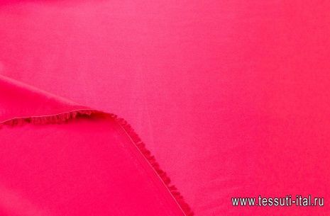 Шелк атлас (о) брусничный - итальянские ткани Тессутидея арт. 02-8218