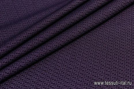 Плательная стрейч (н) серо-фиолетовая Fendi - итальянские ткани Тессутидея арт. 03-5889