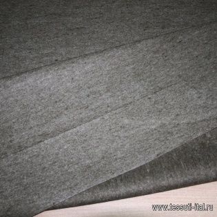 Декоративный фильц (о) бежево-зеленый меланж ш-100см - итальянские ткани Тессутидея арт. 09-0764