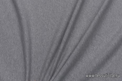 Футер хлопок 3-х нитка (550 г/м) (о) серый - итальянские ткани Тессутидея арт. 12-1119