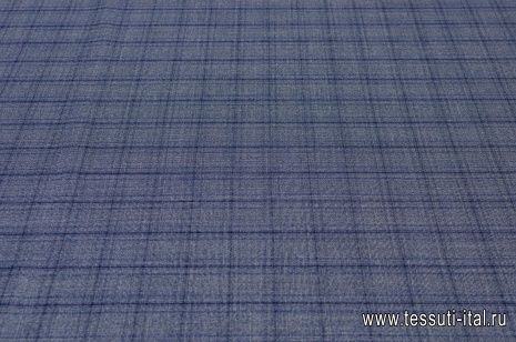 Костюмная (н) сине-серая клетка - итальянские ткани Тессутидея арт. 05-3251