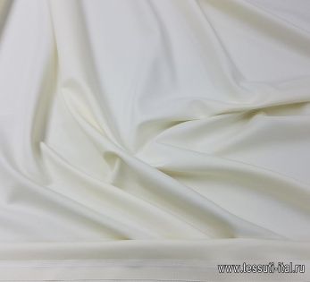 Плательная шерсть супер (о) Leitmotiv молочная - итальянские ткани Тессутидея арт. 17-0066