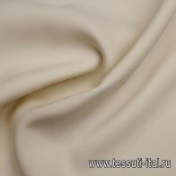 Плательная дабл (о) молочная - итальянские ткани Тессутидея арт. 17-1049
