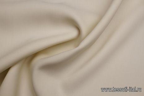 Плательная дабл (о) молочная - итальянские ткани Тессутидея арт. 17-1049