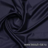 Костюмная кашемир+шерсть (о) темно-синяя - итальянские ткани Тессутидея арт. 05-4698