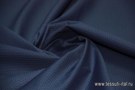 Плательная (н) синяя с вкраплениями ш-150см - итальянские ткани Тессутидея арт. 01-3895