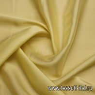 Подкладочная стрейч (о) бледно-желтая  - итальянские ткани Тессутидея арт. 07-1495