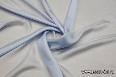 Шифон (о) голубой - итальянские ткани Тессутидея арт. 10-3633