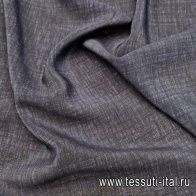 Крепдешин под  джинсу (н) темно-синий - итальянские ткани Тессутидея арт. 02-7876