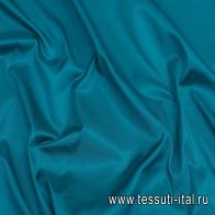 Шелк шантунг (о) темно-бирюзовый  - итальянские ткани Тессутидея арт. 10-2313