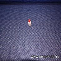 Кружевное полотно (о) синее Missoni ш-100см - итальянские ткани Тессутидея арт. 04-0498