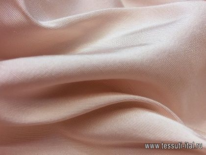 Шелк шантунг (о) пудровый - итальянские ткани Тессутидея арт. 02-7695