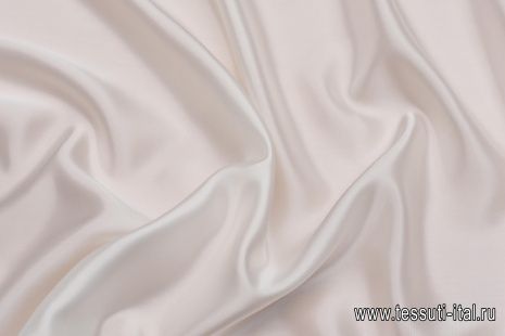 Шелк атлас (о) белый - итальянские ткани Тессутидея арт. 10-3011