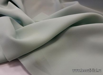 Крепдешин (о) мятный - итальянские ткани Тессутидея арт. 02-7845