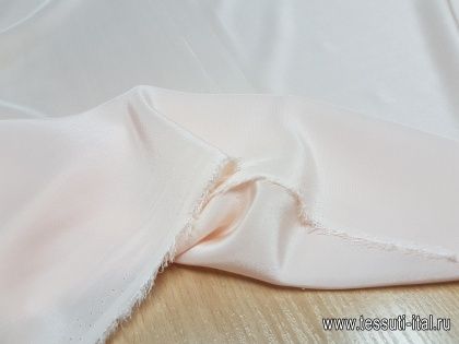 Крепдешин (о) светло-персиковый - итальянские ткани Тессутидея арт. 02-6370