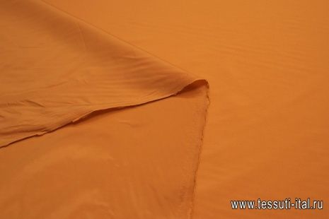 Подкладочная стрейч (о) коричнево-оранжевая - итальянские ткани Тессутидея арт. 07-1267