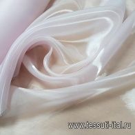 Органза эффект воды (о) розовая - итальянские ткани Тессутидея арт. 03-4142