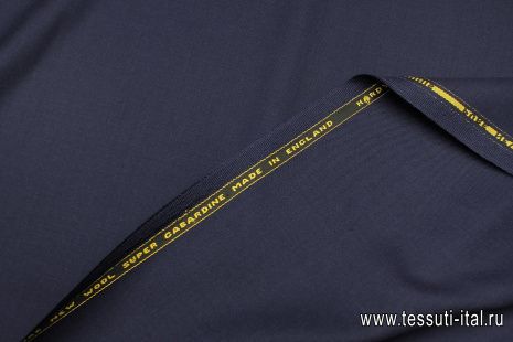 Костюмная (о) темно-синяя - итальянские ткани Тессутидея арт. 05-4487