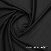Джерси шерсть (о) черное - итальянские ткани Тессутидея арт. 15-1112