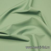 Костюмная стрейч дабл фэйс (о) зеленая - итальянские ткани Тессутидея арт. 05-4456