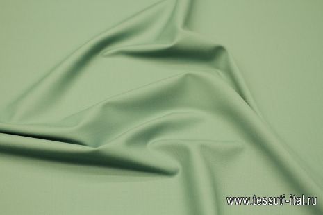 Костюмная стрейч дабл фэйс (о) зеленая - итальянские ткани Тессутидея арт. 05-4456