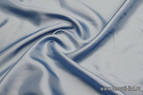 Подкладочная вискоза (о) голубая - итальянские ткани Тессутидея арт. 08-1467
