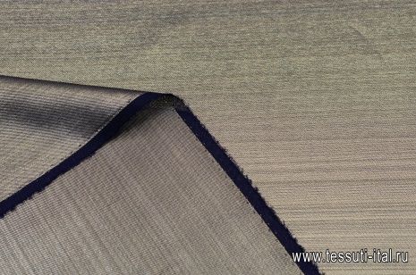 Плательная с люрексом (о) сине-серебрянно-золотая - итальянские ткани Тессутидея арт. 03-5799
