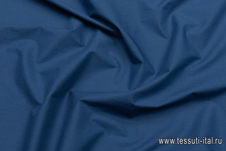 Сорочечная стрейч (о) синяя - итальянские ткани Тессутидея арт. 01-6967