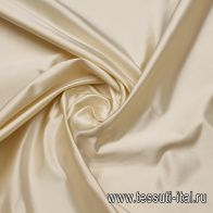 Шелк дюшес (о) молочный - итальянские ткани Тессутидея арт. 10-3673