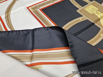 Шелк купон-платок 90*90см  - итальянские ткани Тессутидея арт. F-6182