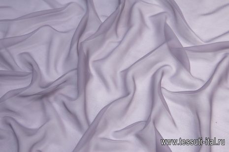Шифон (о) светло-фиолетовый - итальянские ткани Тессутидея арт. 10-1165