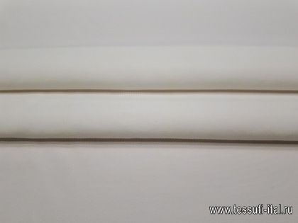 Плательная фактурная (о) белая - итальянские ткани Тессутидея арт. 01-4756