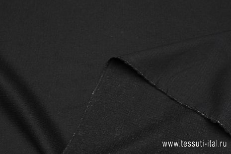 Костюмная (о) черная - итальянские ткани Тессутидея арт. 05-4567