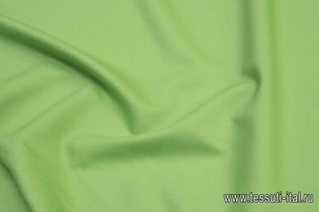 Плательная шерсть супер (о) Leitmotiv салатовая - итальянские ткани Тессутидея арт. 17-0163