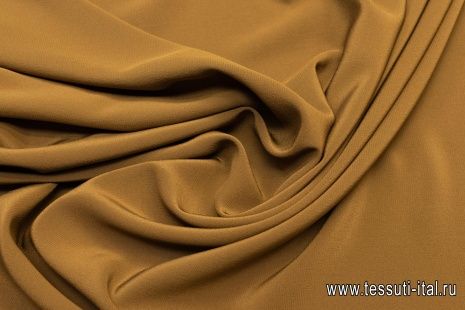 Крепдешин (о) коричневый - итальянские ткани Тессутидея арт. 02-8830