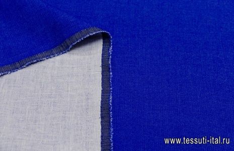 Костюмная дабл (о) голубая/белая - итальянские ткани Тессутидея арт. 05-3240