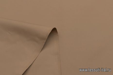 Плащевая (140 г/м) (о) бежевая - итальянские ткани Тессутидея арт. 11-0441