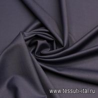 Костюмная стрейч дабл фэйс (о) темно-синяя - итальянские ткани Тессутидея арт. 05-4365