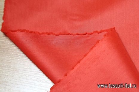Плательная стрейч (о) светло-оранжевая - итальянские ткани Тессутидея арт. 03-4373