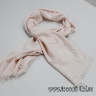 Кашемир купон-палантин светло-розовый 170*50см - итальянские ткани Тессутидея арт. F-6457