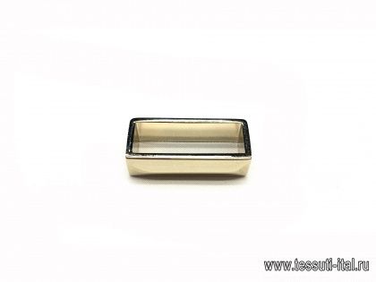 Шлевка для ремня металл золото  - итальянские ткани Тессутидея арт. F-3427