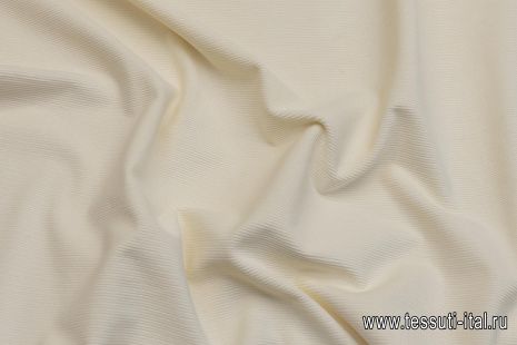 Микровельвет стрейч (о) молочный - итальянские ткани Тессутидея арт. 01-6990