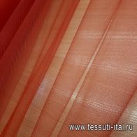 Плательная сетка (о) красная - итальянские ткани Тессутидея арт. 03-5488