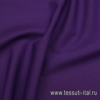 Костюмная стрейч (о) сине-фиолетовая - итальянские ткани Тессутидея арт. 05-4697