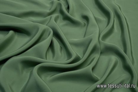 Шелк кади (о) светло-зеленый - итальянские ткани Тессутидея арт. 10-0678